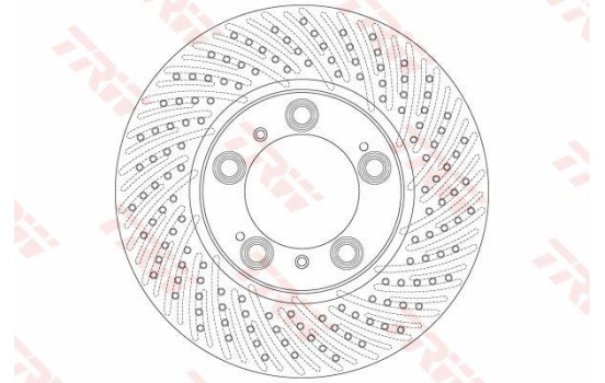 Disque de frein DF6213S TRW