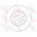 Disque de frein DF6228 TRW