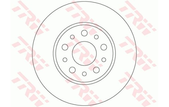 Disque de frein DF6228 TRW