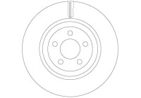 Disque de frein DF6244S TRW