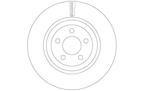 Disque de frein DF6244S TRW