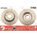 Disque de frein DF6254 TRW