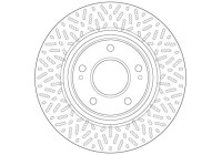 Disque de frein DF6259 TRW