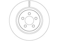 Disque de frein DF6263 TRW