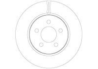 Disque de frein DF6264 TRW