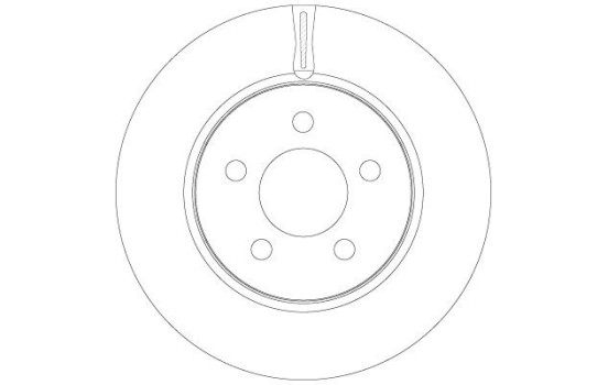Disque de frein DF6264 TRW