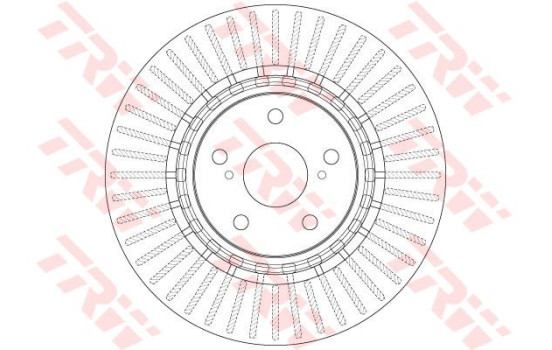 Disque de frein DF6265 TRW
