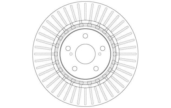 Disque de frein DF6265 TRW, Image 2