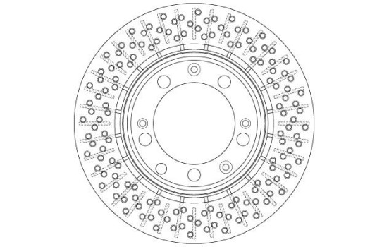 Disque de frein DF6281 TRW