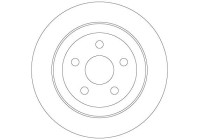 Disque de frein DF6282 TRW