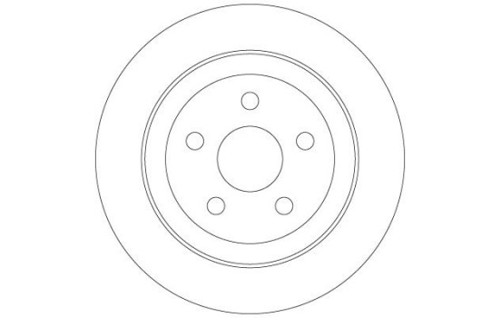 Disque de frein DF6282 TRW