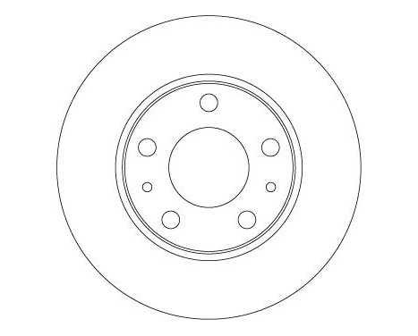 Disque de frein DF6287 TRW