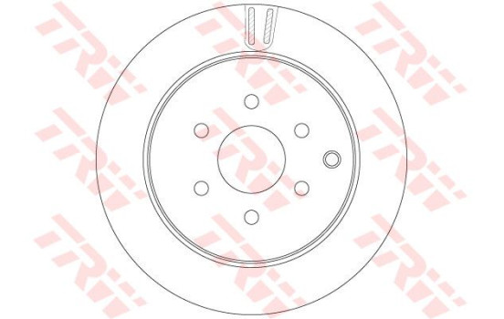 Disque de frein DF6289 TRW