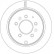 Disque de frein DF6291 TRW