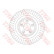 Disque de frein DF6295 TRW