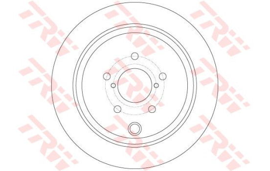 Disque de frein DF6306 TRW