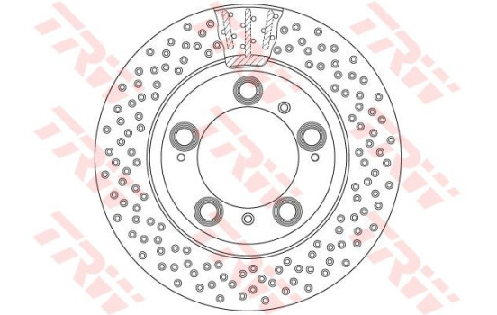 Disque de frein DF6337S TRW