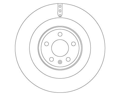 Disque de frein DF6343S TRW