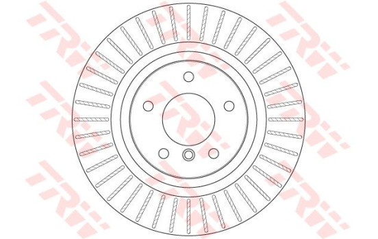 Disque de frein DF6352S TRW