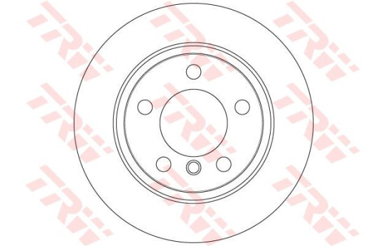 Disque de frein DF6353 TRW