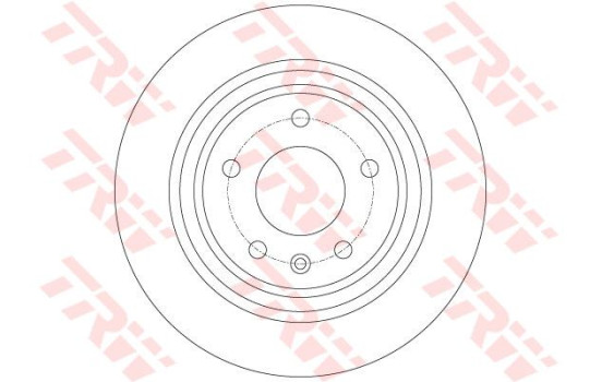 Disque de frein DF6363 TRW