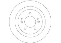 Disque de frein DF6367 TRW