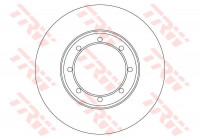 Disque de frein DF6372 TRW