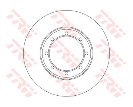 Disque de frein DF6372 TRW