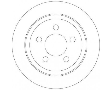 Disque de frein DF6386 TRW, Image 2