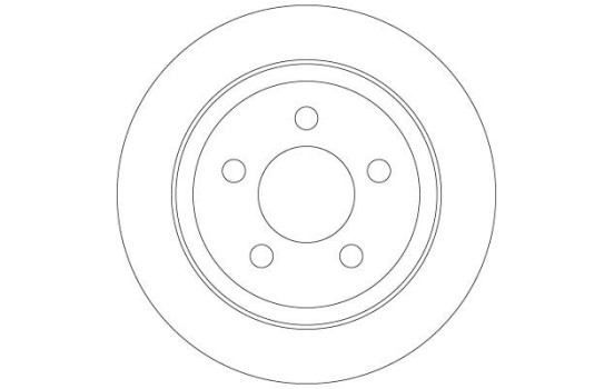 Disque de frein DF6386 TRW, Image 2