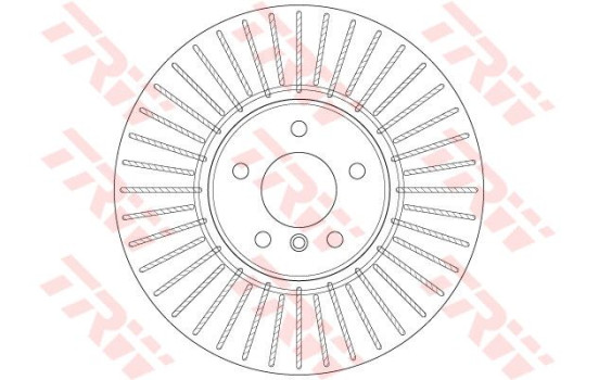 Disque de frein DF6408S TRW