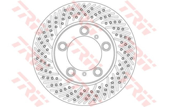 Disque de frein DF6413S TRW