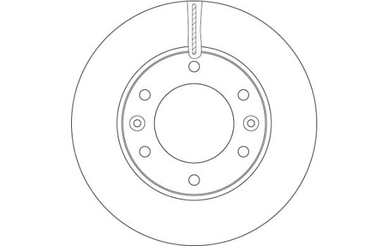 Disque de frein DF6446 TRW, Image 2