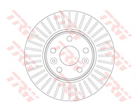 Disque de frein DF6448 TRW