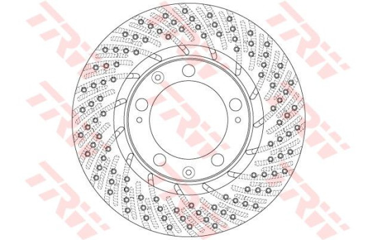 Disque de frein DF6466S TRW