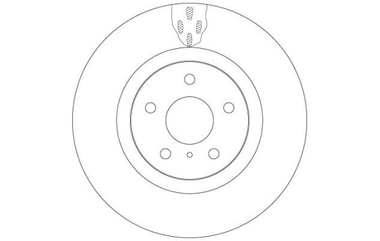 Disque de frein DF6480 TRW, Image 2