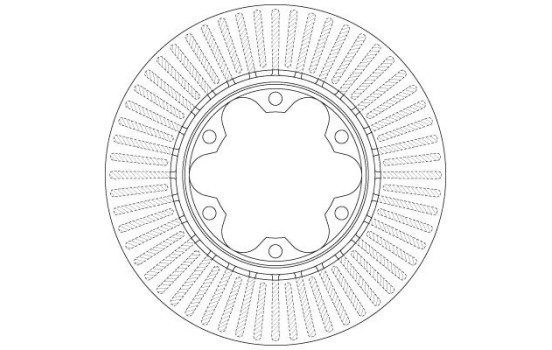 Disque de frein DF6481 TRW, Image 2