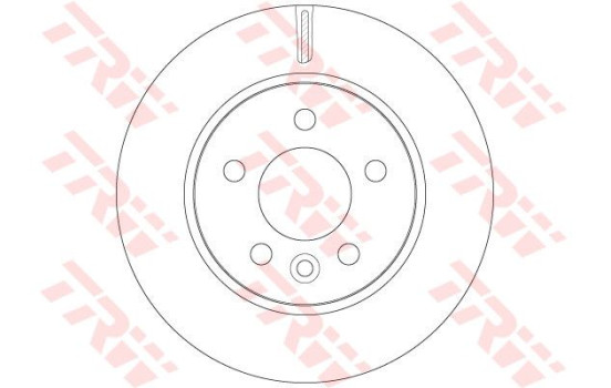 Disque de frein DF6482 TRW