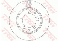 Disque de frein DF6484S TRW
