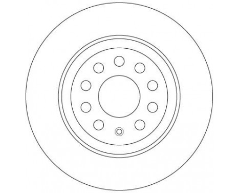 Disque de frein DF6504 TRW, Image 2