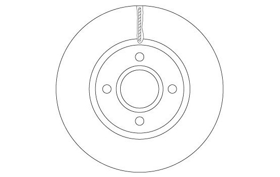 Disque de frein DF6509 TRW, Image 2