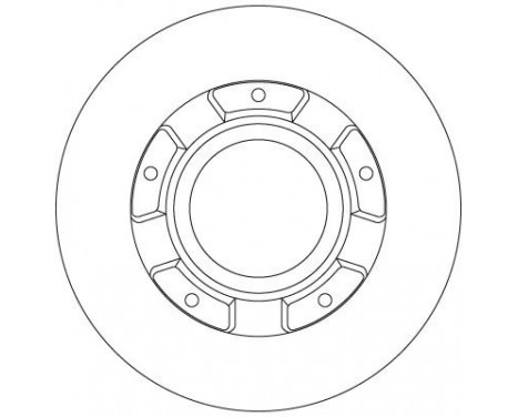 Disque de frein DF6510S TRW, Image 2