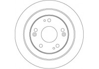 Disque de frein DF6526 TRW
