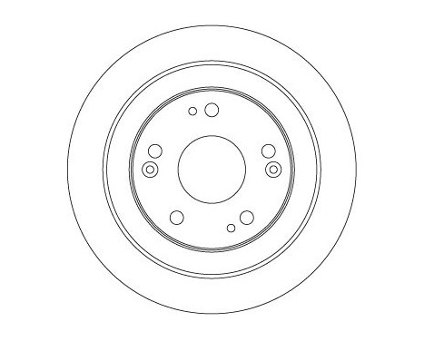 Disque de frein DF6526 TRW