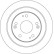 Disque de frein DF6526 TRW
