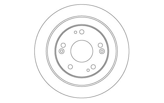 Disque de frein DF6526 TRW