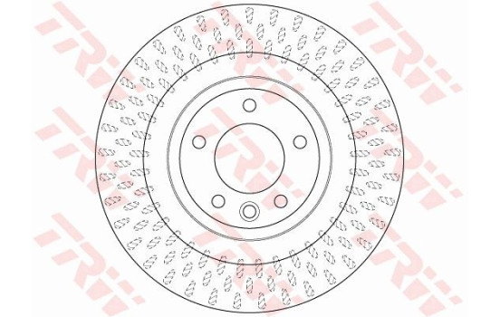 Disque de frein DF6528S TRW