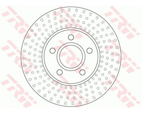 Disque de frein DF6536 TRW, Image 2