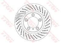 Disque de frein DF6541S TRW