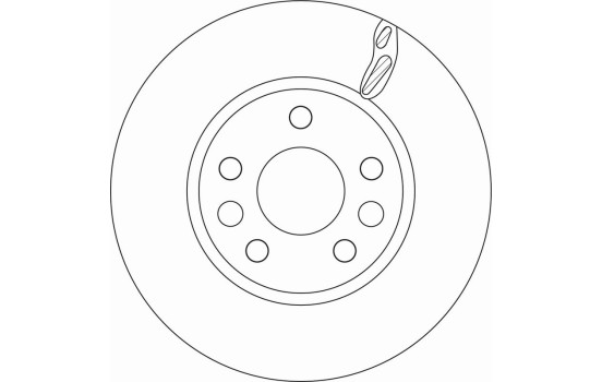 Disque de frein DF6546 TRW, Image 2